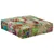 Produktbild 5 för Sittpuff lappmönster fyrkantig handgjord 50x50x12 cm grön