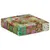 Produktbild 7 för Sittpuff lappmönster fyrkantig handgjord 50x50x12 cm grön