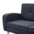 Produktbild 9 för Soffa L-formad tyg 186x136x79 cm mörkgrå