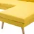 Produktbild 8 för Soffa L-formad tygklädsel 186x136x79 cm gul