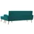 Produktbild 5 för Soffa L-formad tygklädsel 186x136x79 cm grön