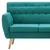 Produktbild 7 för Soffa L-formad tyg 171,5x138x81,5 cm grön