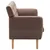 Produktbild 4 för 3-sitssoffa med tygklädsel 172x70x82 cm brun