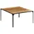 Produktbild 11 för Matbord 140x140x76 cm massivt mangoträ