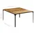 Produktbild 8 för Matbord 140x140x76 cm massivt mangoträ
