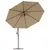 Produktbild 5 för Frihängande parasoll med LED metallstång 350 cm taupe