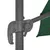 Produktbild 7 för Frihängande trädgårdsparasoll aluminiumstång 400x300 cm grön