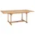 Produktbild 2 för Trädgårdsbord utdragbart 150-200x100x75 cm massiv teak