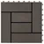 Produktbild 5 för Trall 11 st WPC 30x30 cm 1 kvm mörkbrun