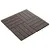 Produktbild 2 för Trall 11 st djupt mönster WPC 30x30 cm 1 kvm mörkbrun