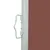 Produktbild 7 för Infällbar sidomarkis 120 x 300 cm brun