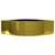 Produktbild 4 för Handfat med bräddavlopp 45x32x12,5 cm keramik guld