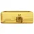 Produktbild 5 för Handfat med kranhål 38x30x11,5 cm keramik guld