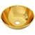 Produktbild 2 för Handfat 28x10 cm keramik guld