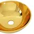 Produktbild 5 för Handfat 28x10 cm keramik guld