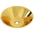 Produktbild 2 för Handfat 42x14 cm keramik guld