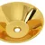 Produktbild 4 för Handfat 42x14 cm keramik guld