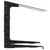 Produktbild 4 för Laptopställ svart 30,5x28x(24,5-37,5) cm stål