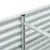 Produktbild 6 för Odlingslåda upphöjd galvaniserat stål 240x80x81 cm silver