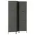 Produktbild 2 för Rumsavdelare 3 paneler vattenhyacint 116x160 cm svart