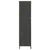 Produktbild 4 för Rumsavdelare 3 paneler vattenhyacint 116x160 cm svart