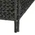 Produktbild 6 för Rumsavdelare 3 paneler vattenhyacint 116x160 cm svart