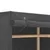 Produktbild 4 för Garderob 79x40x170 cm grå tyg