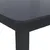 Produktbild 5 för Matbord svart 114x71x75 cm massivt gummiträ
