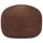 Handgjord sittpuff brun 40x45 cm jute