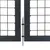 Produktbild 4 för Grind med stolpar stål 350x120 cm antracit