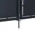 Produktbild 4 för Trädgårdsgrind stål 350x100 cm antracit