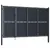 Produktbild 2 för Trädgårdsgrind stål 350x200 cm antracit