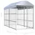 Produktbild 5 för Hundgård för utomhusbruk med tak 300x150x200 cm