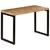 Produktbild 11 för Matbord 115x55x76 cm massivt mangoträ och stål