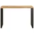 Produktbild 3 för Matbord 115x55x76 cm massivt mangoträ och stål