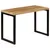 Produktbild 9 för Matbord 115x55x76 cm massivt mangoträ och stål