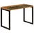 Produktbild 11 för Matbord 115x55x76 cm massivt återvunnet trä och stål