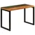 Produktbild 12 för Matbord 115x55x76 cm massivt återvunnet trä och stål