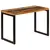 Produktbild 10 för Matbord 115x55x76 cm massivt återvunnet trä och stål