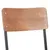 Produktbild 6 för Matstolar 2 st massiv plywood stål brun