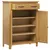 Produktbild 5 för Skoskåp 76x37x105 cm massivt ekträ