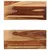Produktbild 4 för Vägghyllor 2 st 58x26x20 cm massivt sheshamträ