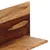 Produktbild 5 för Vägghyllor 2 st 58x26x20 cm massivt sheshamträ