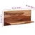 Produktbild 7 för Vägghyllor 2 st 58x26x20 cm massivt sheshamträ