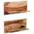 Produktbild 9 för Vägghyllor 2 st 58x26x20 cm massivt sheshamträ