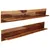 Produktbild 11 för Vägghyllor 2 st 169x26x20 cm massivt sheshamträ