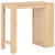 Produktbild 3 för Barbord med hylla ek 110x50x103 cm
