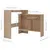 Produktbild 11 för Barbord med 2 bordsskivor ek 130x40x120 cm