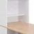 Produktbild 5 för Barbord med skåp vit 115x59x200 cm