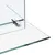 Produktbild 4 för Väggspegel med hylla 40x40 cm härdat glas